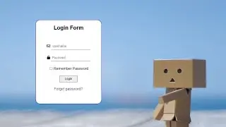 How to make a Login Form Design using HTML & CSS with (Source code)