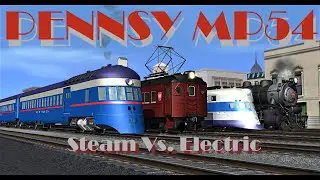 Product Review - MP54 Pack By K&L Trainz + Trainz Race - Steam Vs. Electric (PRR G5s, E6s, NH Comet)