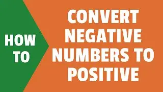 How to Change Negative Numbers to Positive Numbers in Excel (2 Easy methods)