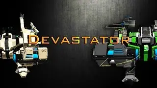 【Robocraft】 Devastator [ION-SMG mech]