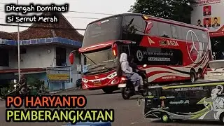 Pemberangkatan PO Haryanto Di Terminal Jatisrono