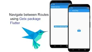 Navigate with Getx Flutter(Arabic) -  التنقل بين الصفحات باستخدام حزمة ال Getx