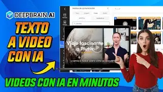 Generador de video con IA |Tutorial cómo usar DeepBrain AI 2024🚀