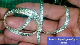 How To Fix Broken Necklace At home, Silver  repair Tips