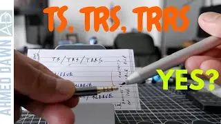 TS, TRS and TRRS Cable - Whats The Difference | TS vs TRS vs TRRS