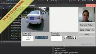 License plate recognition use C# EmguCV full source code and tutorial