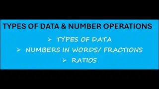 Gr 10-12 Mathslit (P1): Data types and Number Operations Updated