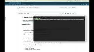 Mongodb Docker setup