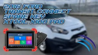 Programming a Spare Key To a 2016 Ford Transit Connect | XTool X100 Pad