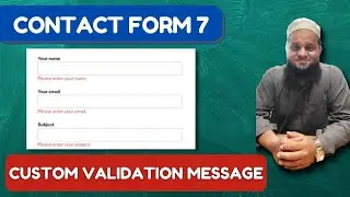 How To Add Custom Validation Messages In Contact Form 7 | In  Hindi 2022