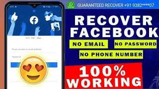 Recover Hacked Facebook Account Without Email,Password And Phone | Facebook Kaise Recover Karen 2022