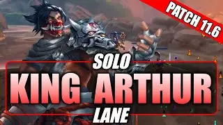 King Arthur is ACTUALLY INSANE This Patch | SMITE 11.6 Solo