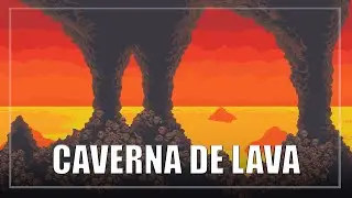 Caverna de lava - Timelapse Pixel Art