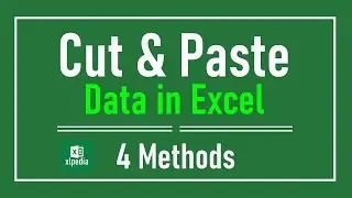 How to Cut and Paste in Excel | 4 Methods