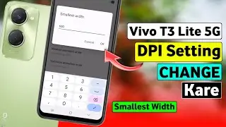 Vivo T3 Lite 5G DPI Setting Change Kaise Kare | How To Change DPI Setting in Vivo T3 Lite 5G