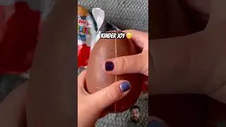 Kinder joy 🤩 surprised 😳 #shorts #shortvideo #kinderjoy #chocolate #yummy #kindersurprise #viral