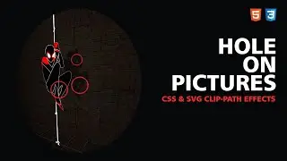 CSS Tricks | How to create hole in Image made in SVG CSS @jmc23id