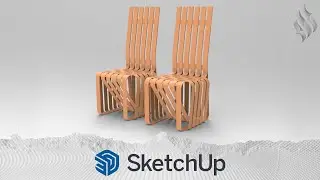 3D Modeling High Sticking Chair [SketchUp Tutorial]