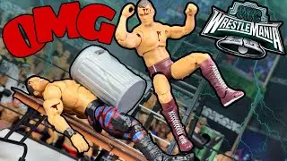 Chris Benoit VS Gunther | SWC WRESTLEMANIA | WWE Action Figure Match