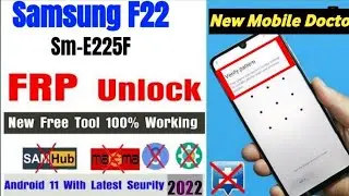 Samsung F22 Frp Bypass 1clik samsung F22/A22 Google account unlock