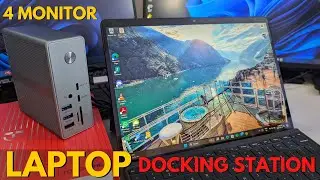 Transform Your Laptop: TobenONE USB-C Thunderbolt Docking Station: A Closer Look (Quad Monitors!)