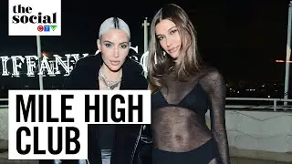 Kim Kardashian and Hailey Bieber are members of the mile-high club | The Social