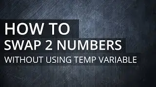 Swapping numbers using an Array (without third variable) | JavaScript