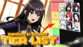 RED CHARACTERS TIER LIST!! (Eminence in Shadow: Master Of Garden)