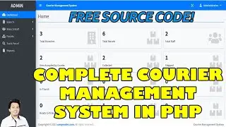 Complete Courier Management System in PHP MySQL | Free Source Code Download