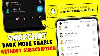 How To Enable Dark Mode (Black Mode) On Snapchat | Snapchat Me Dark (Black) Mode Kaise Kare 2024