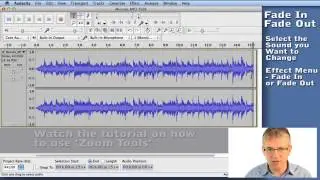 14 How to Fade In Fade Out - Video Guide to Audacity