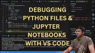 Debugging .py files and .ipynb files with VS CODE