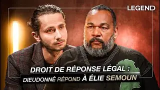 DROIT DE RÉPONSE LÉGAL: DIEUDONNÉ RÉPOND À ÉLIE SEMOUN