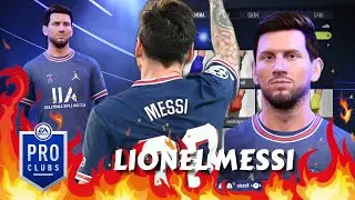 FIFA 22 Lionel Messi Pro Clubs Creation