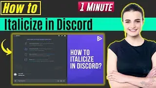 How to italicize in discord 2024 | How to 1 minute