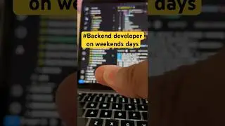 Backend developer on weekends once production bugs come 😞🙁#codewithabhinash #softwareengineer