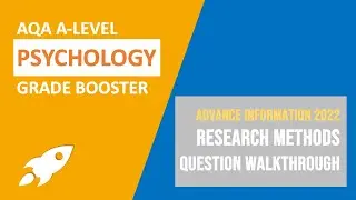 Research Methods | AI 2022 Question Walkthrough | AQA A-Level Psychology