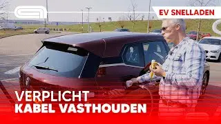 Nieuw! Verplicht kabel vasthouden met snelladen EV