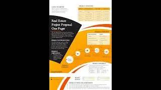 Real Estate Project Proposal One Pager Presentation Report Infographic Ppt Pdf Document