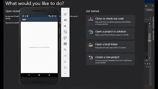 Visual Studio  (First Xamarin Android App)