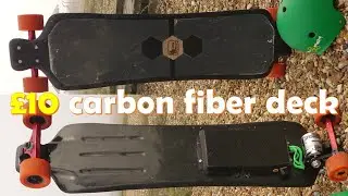 how to make a carbon fibre longboard deck on a budget