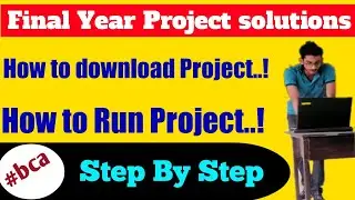 BCA Project | How to download free project in  bca | How to download php project |