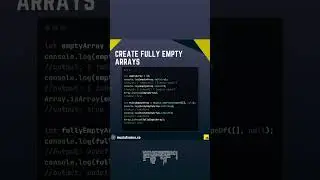 Javascript, Create Fully Empty Array 