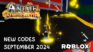 Roblox Anime Simulator New Codes September 2024