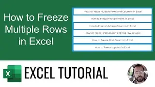 How to Freeze Multiple Rows in Excel: Complete Guide