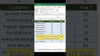 Convert Text to Columns in Excel 