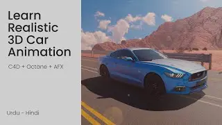 Learn realistic car animation from start to finish (FOR FREE) - Cinema 4D - Octane - After Effects