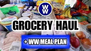 HEALTHY WW WEEKLY GROCERY HAUL🛒 PLUS Weight Watchers Meal Plan for the Week - WW POINTS INCLUDED!