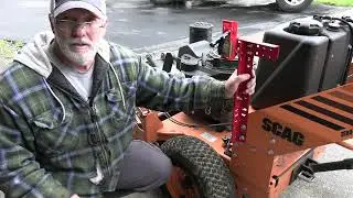 Installing a Weed Eater Holder on a Zero Turn Mower