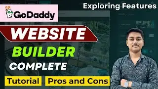 Godaddy Website Builder Complete Tutorial 🔥|| Exploring Features, Pros, and Cons